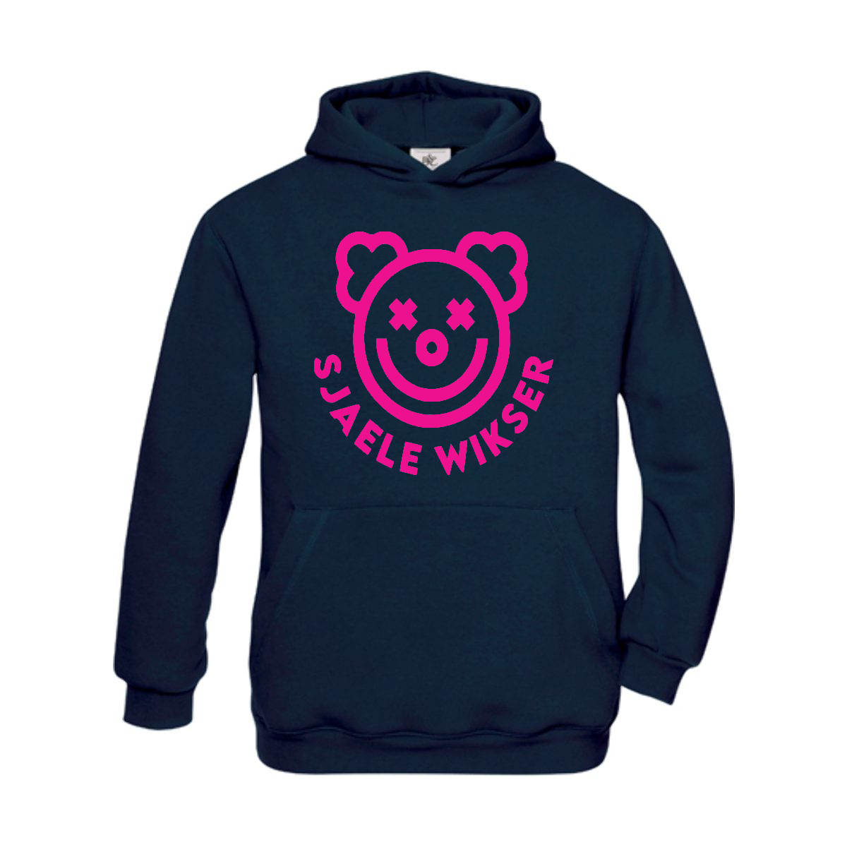 Hoodie 'sjaele wikser'Blauw S